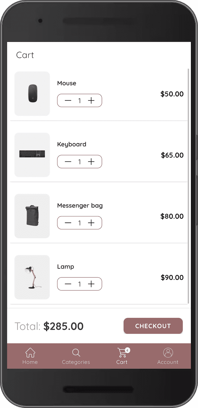 Ionic Ecommerce Shop Theme Template