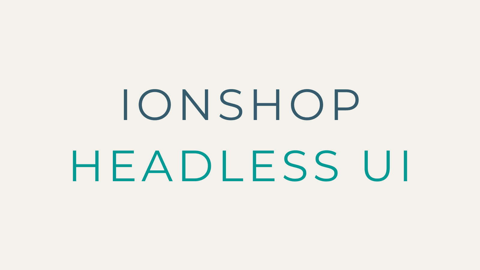 Ionic Commerce Template