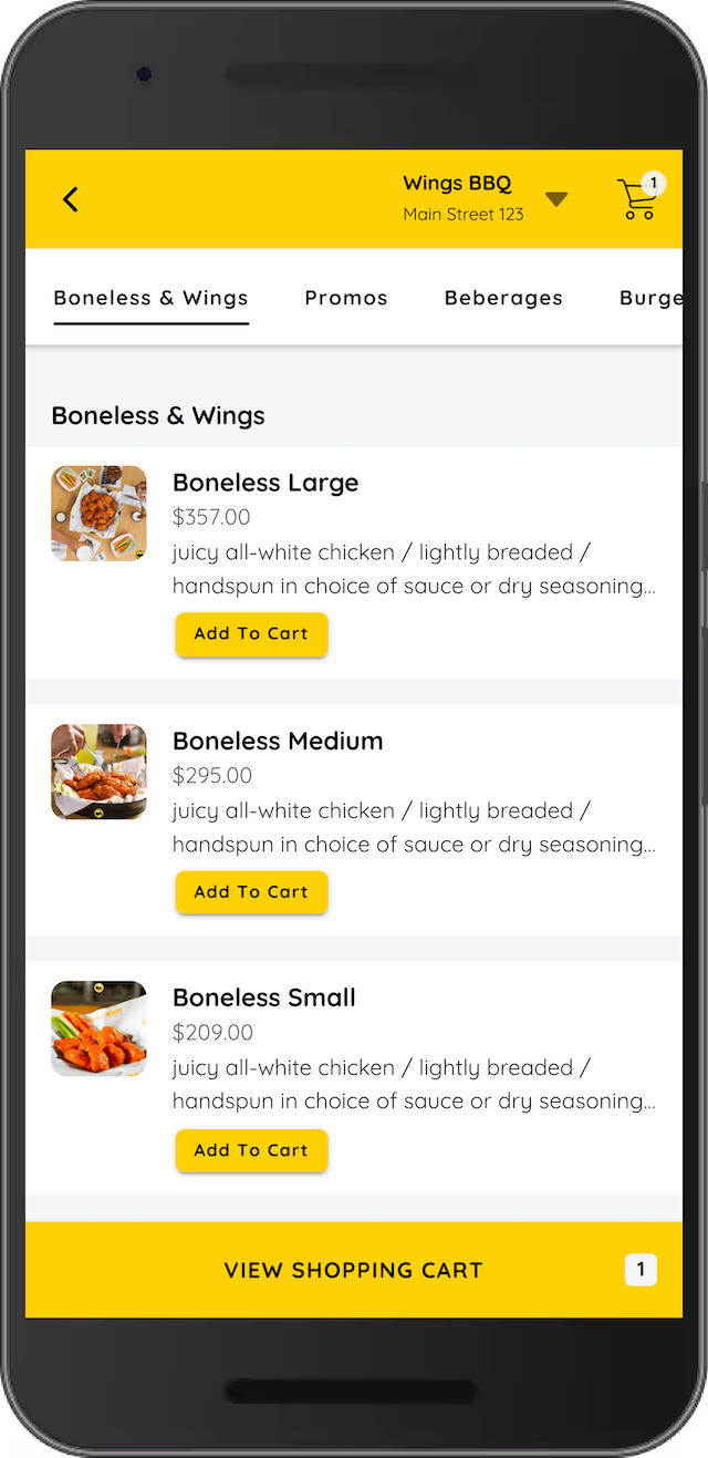 Ionic Restaurant Food Delivery Theme Template